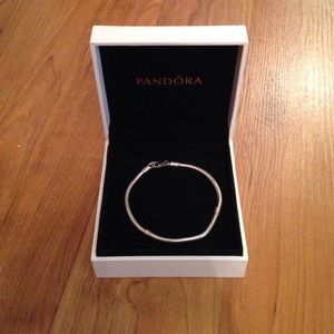 Authentic Pandora Lobster Clasp Silver Bracelet