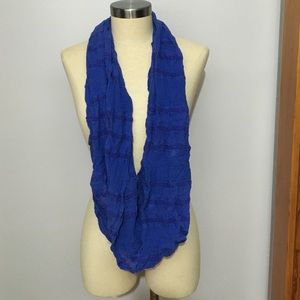 Cobalt infinity scarf