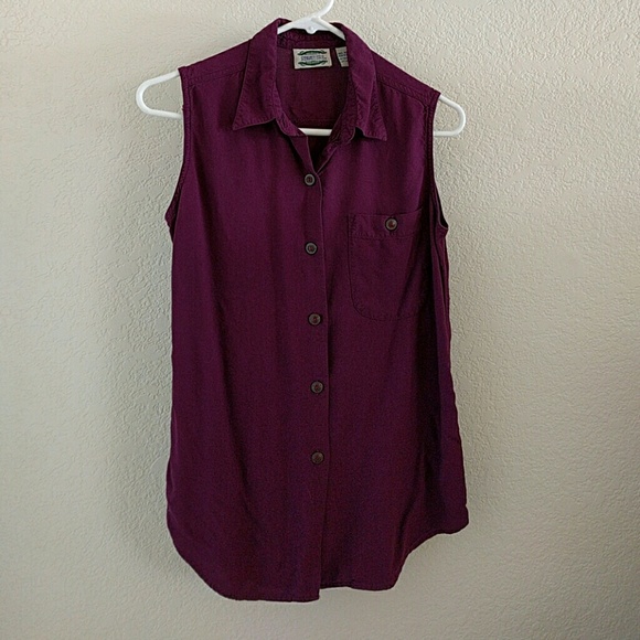 Vintage button up tank