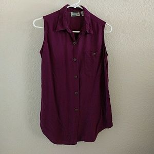 Vintage button up tank