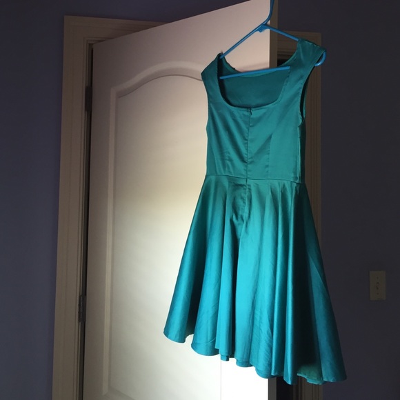 TEAL skater dress - Picture 2 of 2