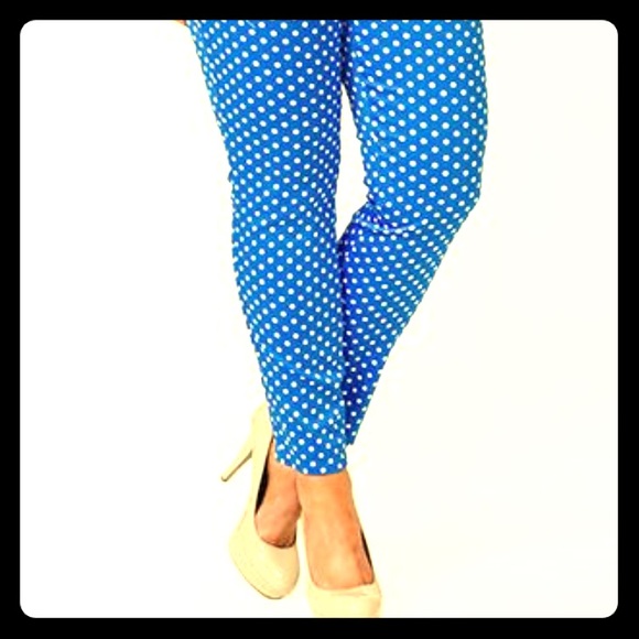 Forever21 plus sz20 polka dot skinny jeans NWT