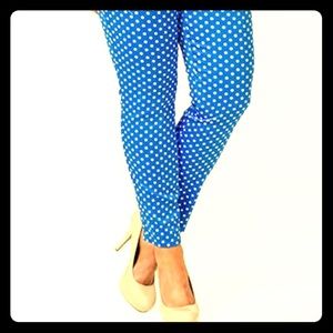 Forever21 plus sz20 polka dot skinny jeans NWT