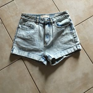 High waisted shorts