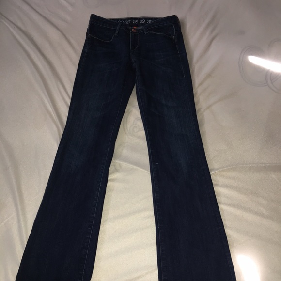 Earnest Sewn boot cut jeans in dark indigo