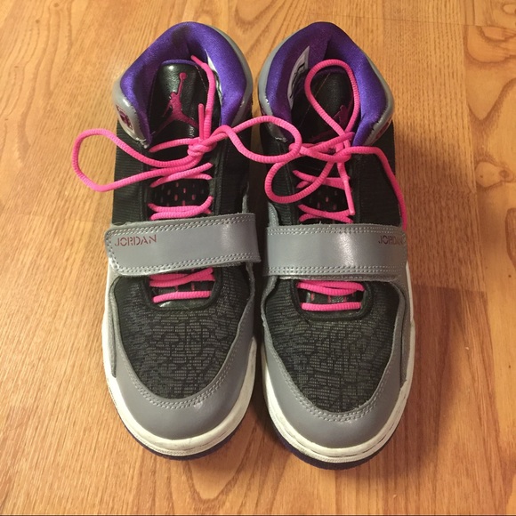 Pink & Purple Girly Jordan's