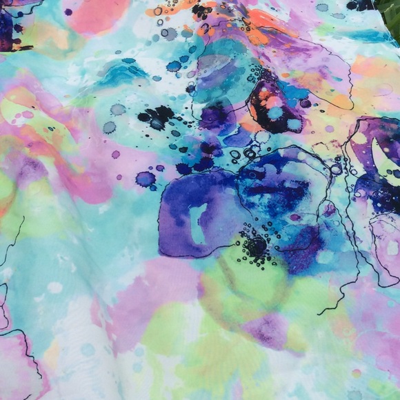 πHPπ Watercolor String Dress Silky & Colorful - Picture 4 of 4