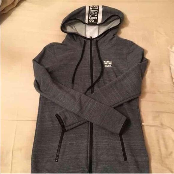 PINK full zip hoodie