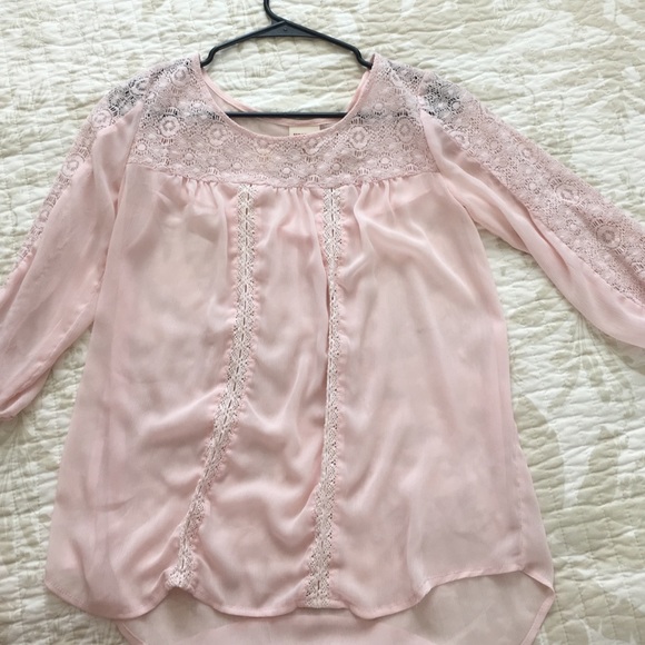 Pink Dress Blouse