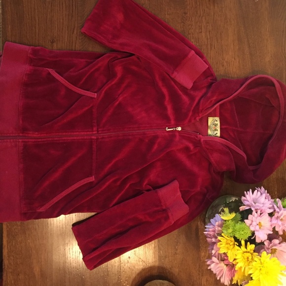 Juicy Couture Tracksuit Jacket: Velvet Red