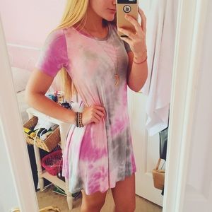 NWT tie dye shirt dress