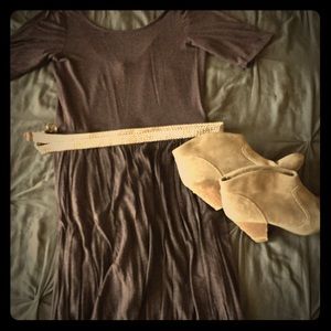 Anthropologie maxi dress with scoop back