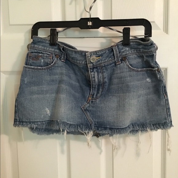 Hollister denim skirt