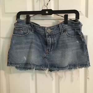 Hollister denim skirt