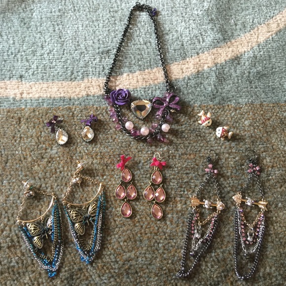 Betsey Johnson *Bundle* Earrings & Necklace