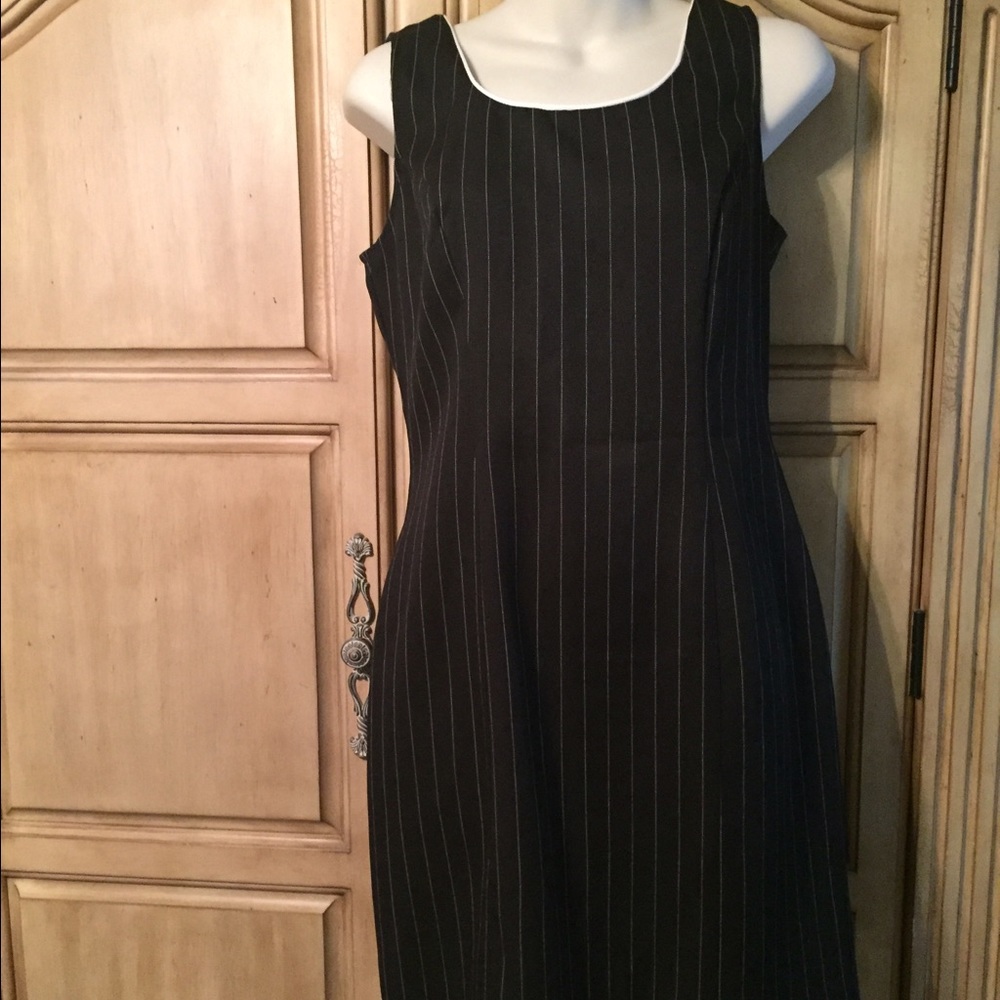 Pin stripes business suit