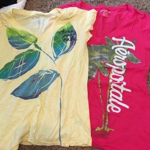 2 Aeropostale t-shirts