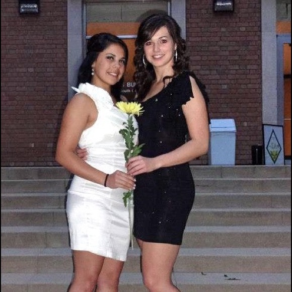 ***sold*** Sparkly One-Shoulder Cocktail Dress - Picture 2 of 2