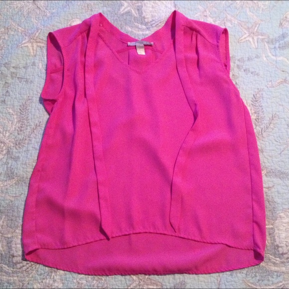 π NWOT BubbleGum Pink Tank Blouse π - Picture 2 of 4
