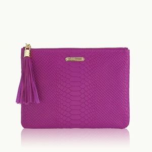 GiGi New York All In One Bag Python Clutch