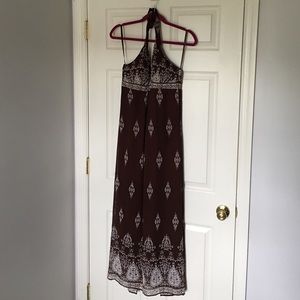 Bohemian Style Halter Maxi Dress