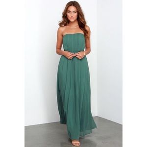 Dark Green Maxi Dress
