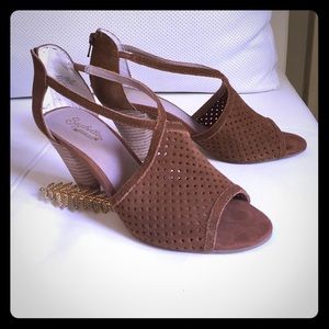 Chocolate Suede Seychelles Heels