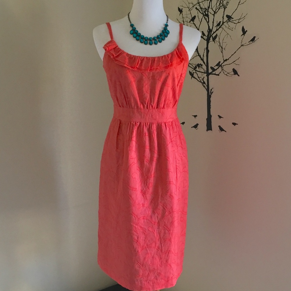 Halogen - Coral Sleeveless Dress - 4