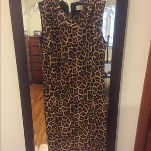 Michael Kors leopard print sheath