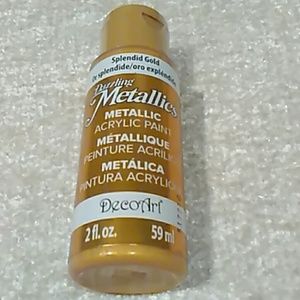 Metallic acrylic paint