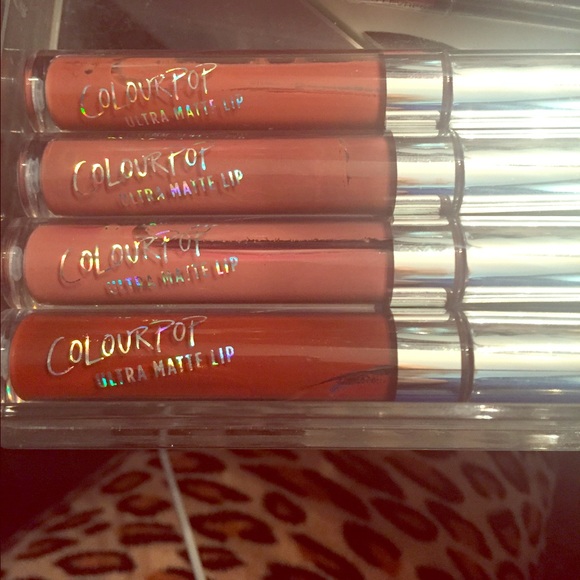 4 colour pop ultra matte lipsticks 😍