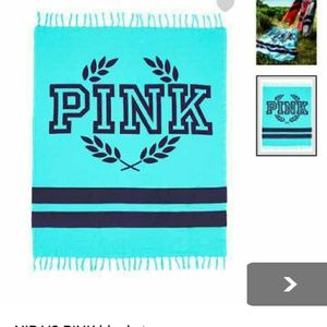 VS PINK festival blanket blue