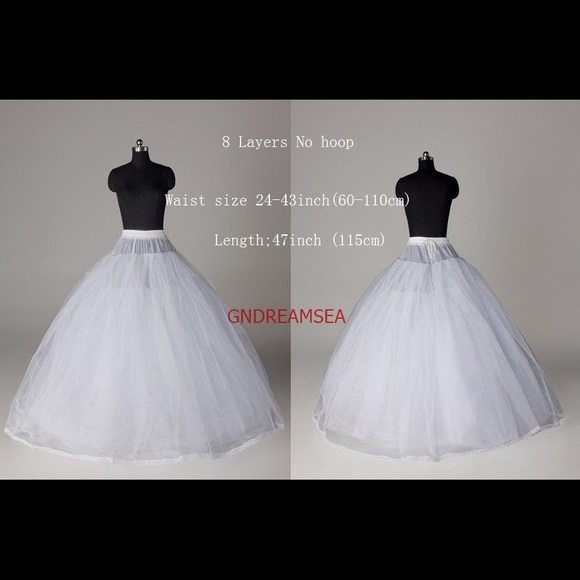 Crinolines for under wedding dresses