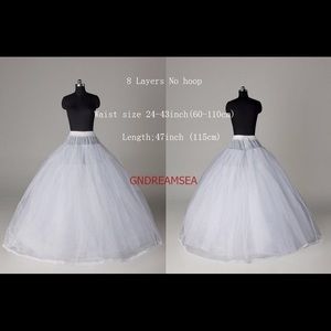 Crinolines for under wedding dresses