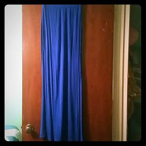 Blue Maxi Skirt