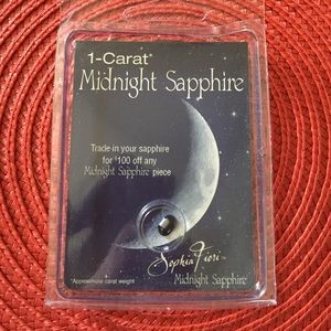 Sophia Fiori Loose 1 Carat Midnight Sapphire