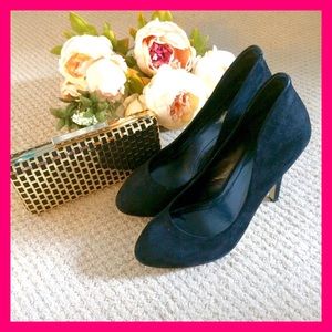 BCBGeneration Black Suede Pump