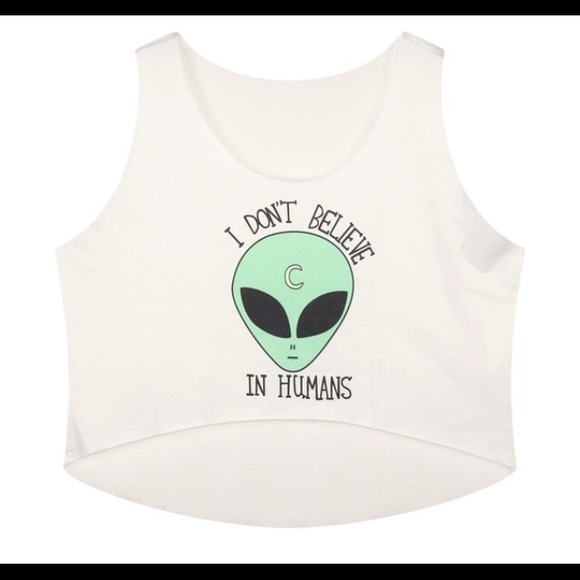 👽ALIEN CROP TOP👽