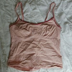 Pink Roxy button down back tank