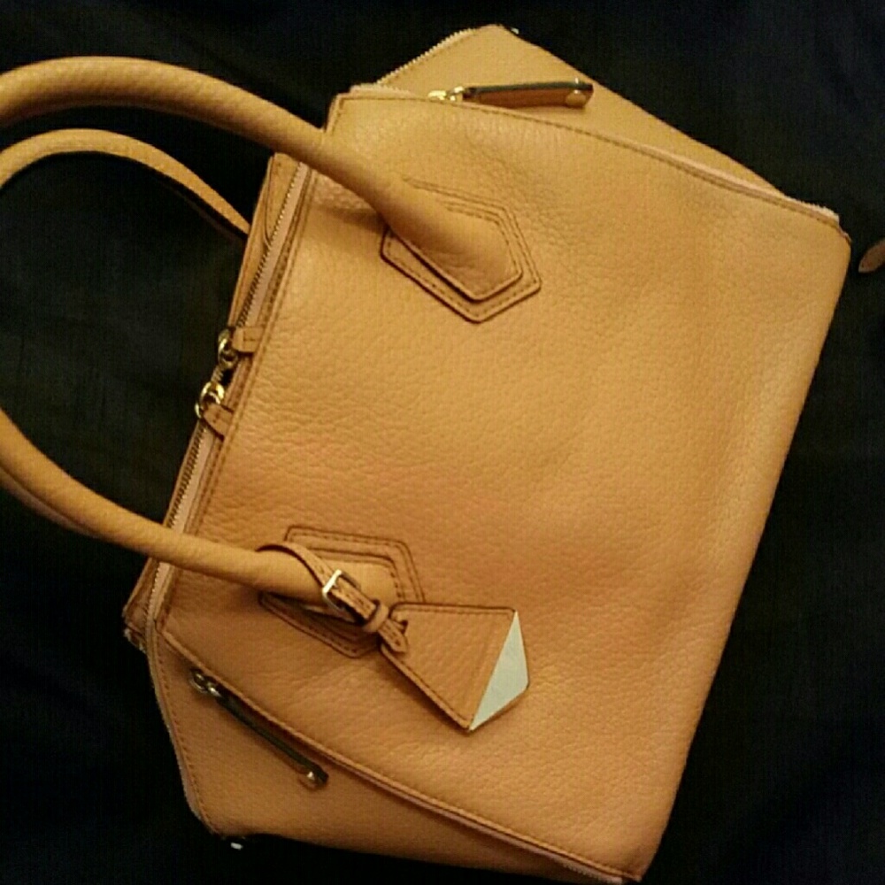 Rebecca Minkoff mini perry satchel peach