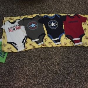 Converse onesies