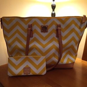 Dooney and Bourke Chevron Tote