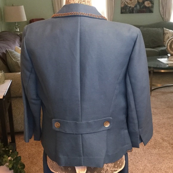 COBALT BLUE 2PC SLACK SUIT - Picture 2 of 4