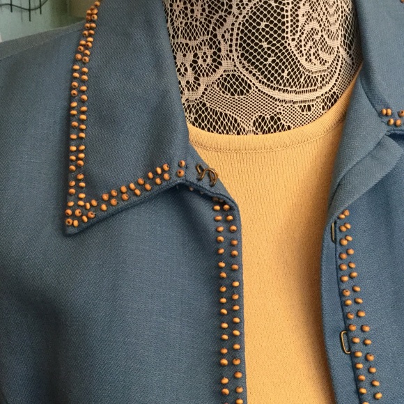 COBALT BLUE 2PC SLACK SUIT - Picture 4 of 4