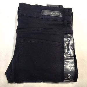 EXPRESS High Waisted Precision Fit Black Jegging