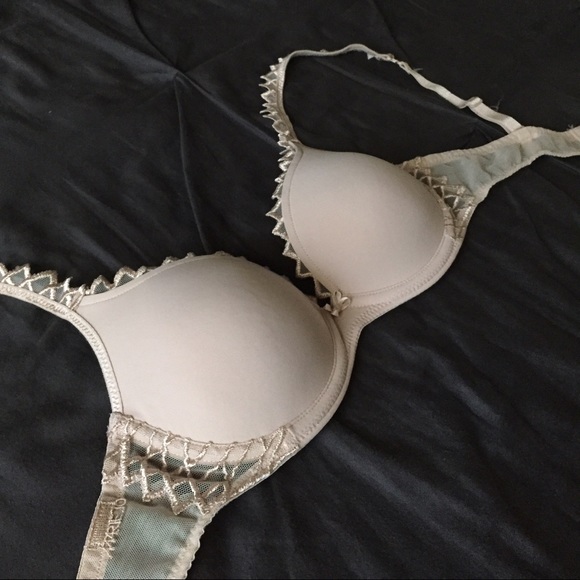 Beautiful european nude bra