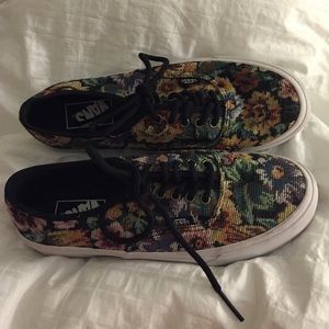 Floral Fabric Vans