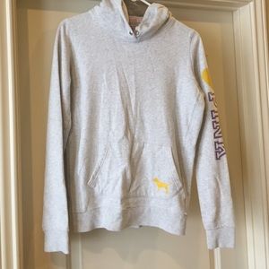 VS pink LSU hoodie - large