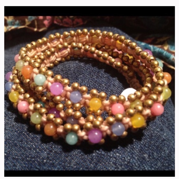 Beautiful triple wrap bracelet from Nepal - Picture 3 of 3