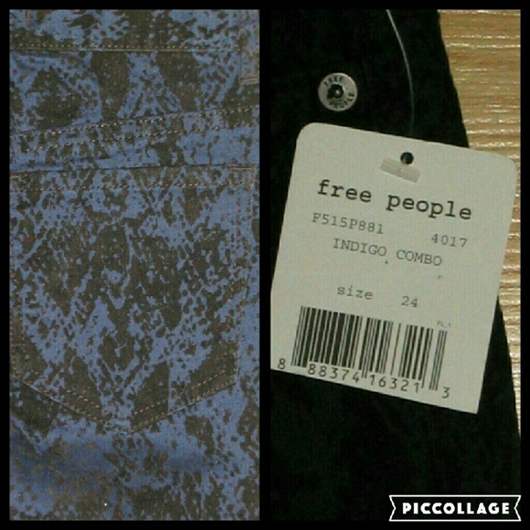 ⏳GONE JUNE 30⏳ Free People Brocade Skinny Jeans - Picture 4 of 4